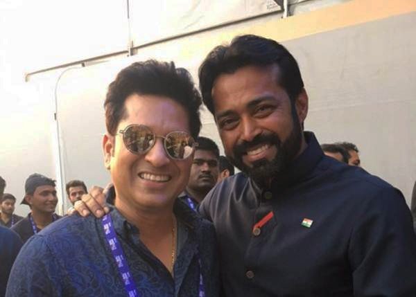 Sachin Tendulkar (@sachin_rt) on Twitter photo Happy birthday to my dear friend, <a href="/Leander/">Leander Paes OLY</a>.
Wishing you good health & happiness. Happy birthday to my dear friend, <a href="/Leander/">Leander Paes OLY</a>.
Wishing you good health & happiness.