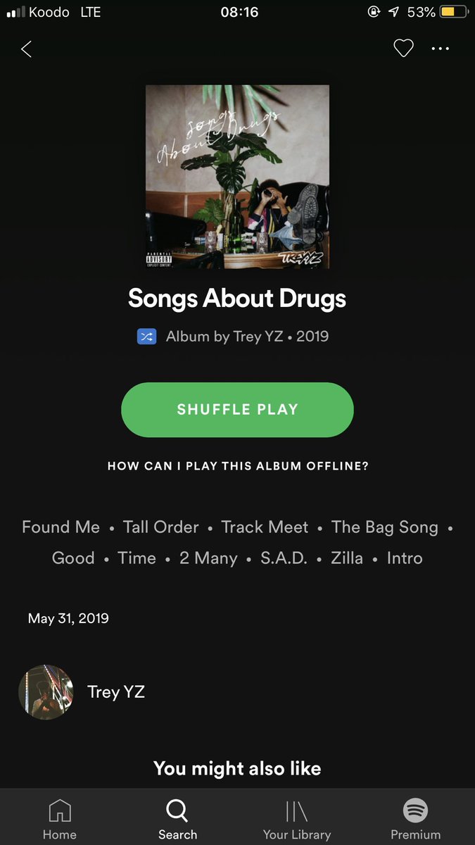 LxstID's tweet image. Happy birthday to my guy @PresidentTrizzy 

Go fuck with his album Songs About Drugs