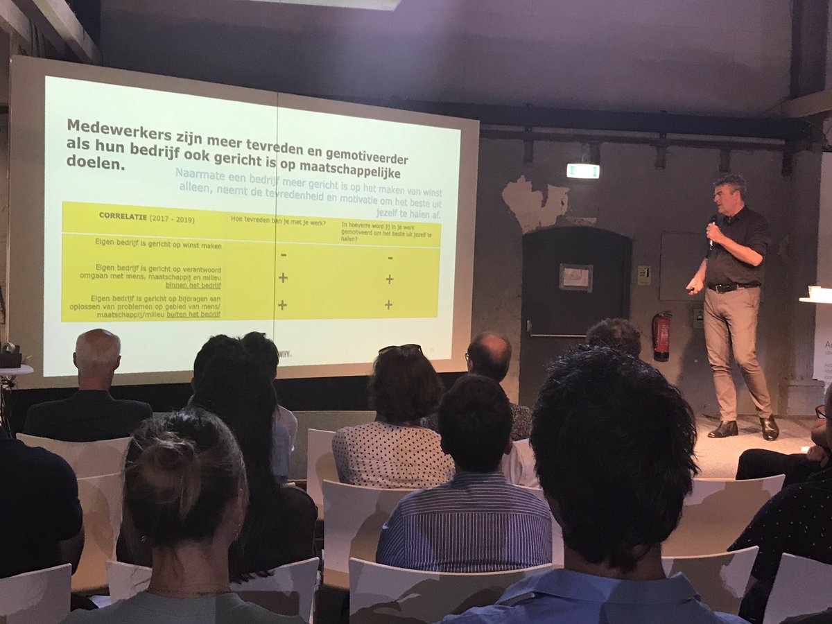 margaretmassop's tweet photo. “Medewerkers zijn meer tevreden en gemotiveerder als hun bedrijf ook gericht is op maatschappelijke doelen” zegt @BasvanHaas op #socentevent. Dus eh... werken bij een social enterprise? Check onze #vacatures: https://t.co/WNEOHuS4h2 😎. https://t.co/PxuhVtHU0r
