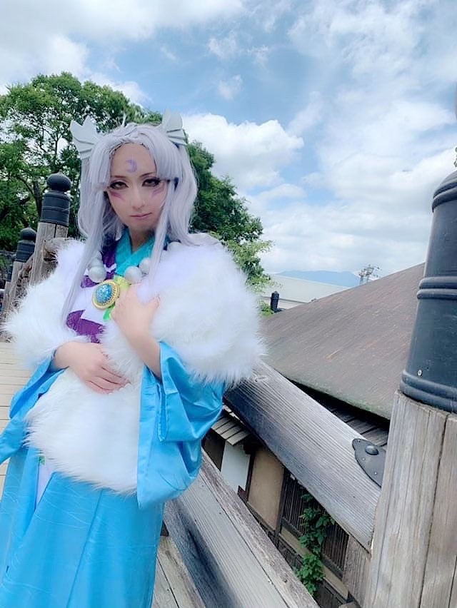 Renฅ ﻌ ฅ フラグバリスタ 原神オフ会 御母堂様 殺生丸母 犬夜叉 殺生丸親子の併せの為に メイクさんとカメラさんにはめっちゃお世話になりました カメラさん 順ちゃん Yakara61 メイクさん Miyakanaさん 殺生丸母 コスプレイヤーさんと