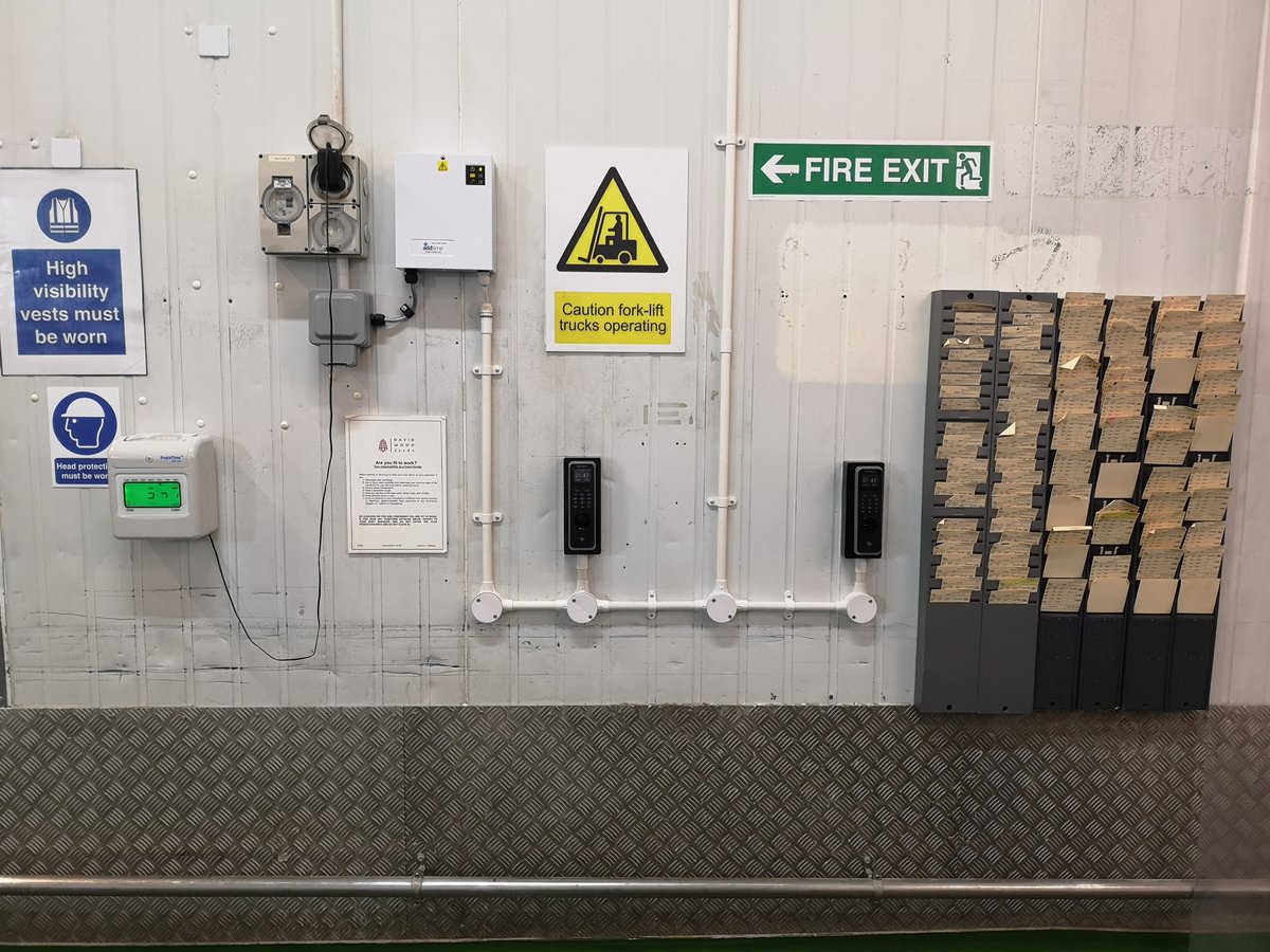 AddtimeUK's tweet photo. Another successful #suprema installation at Workington site for #davidwoodfoods by #addtime installers. Congrats to the team on a job well done! https://t.co/eOAuQraDXj
