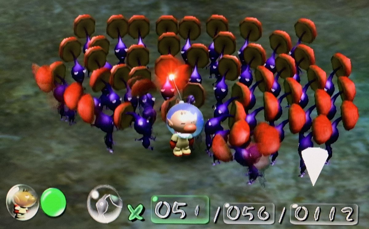 もどき ピクミン 私にとっての ゲームのトラウマ は ピクミン1で笛を吹いた瞬間にボケナメコの胞子を浴びたピクミンが全員 キノコピクミンになって隊列にずらっと並んだことです あれ再現しようと思えばできるのかな できた T Co Hhakxzqtww