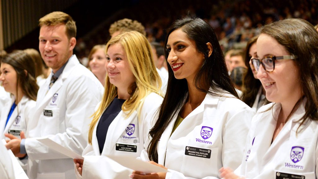 Schulich WesternU on Twitter: "New this year, you can be a part of the  White Coat Ceremony by sponsoring a white coat for a first-year Medicine or  Dentistry student and sharing some