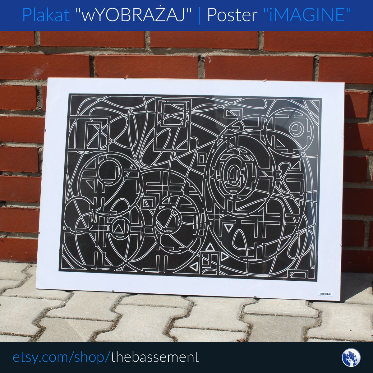 TheBASSement's tweet photo. Plakat "wYOBRAŻAJ" zaprojektowałem tak, by pobudzał wyobraźnię. Tym mocniej im dłużej na niego patrzysz. Przekonaj się sam jak bardzo kreatywny jest Twój umysł.
https://t.co/QAwzR0vRlc

#woux #wyobrażaj #imagine #wyobraźnia #project #projekt #grafika #plakat #plakaty #postershop https://t.co/om6WbOU01N
