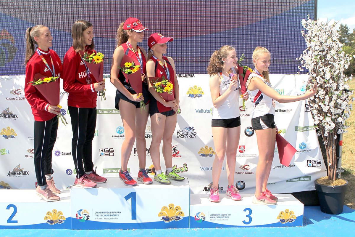 Laura_Gomersall's tweet photo. What a trip, awesome to see our youth athletes on the podium at #ModPent Euro Champs! Top team spirit from the whole squad and a lot of learning. Now we set our sights on the World Champs in a month’s time 🌍 @PentathlonGB https://t.co/ifLRdnwfbL