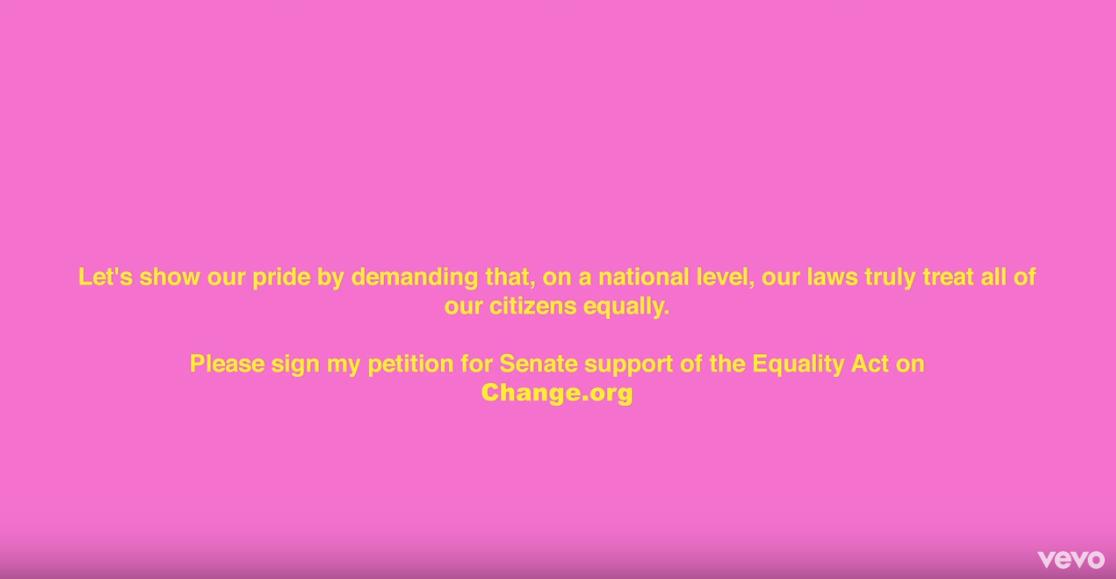 Taylor Swift News Twitter: "🎥 | Taylor's message about signing her petition for the Equality Act the end of the#YNTCDMusicVideo Note: She has brand new video out + pre-order