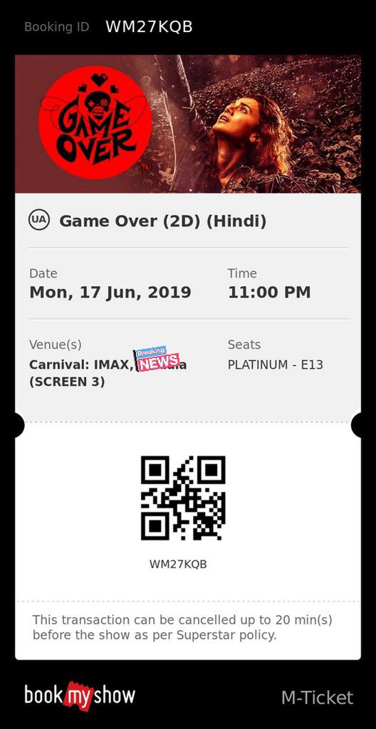 soodsaab08's tweet image. Thank You @MNXMovies for 🎥..  #GAMEOVERWITHMNX