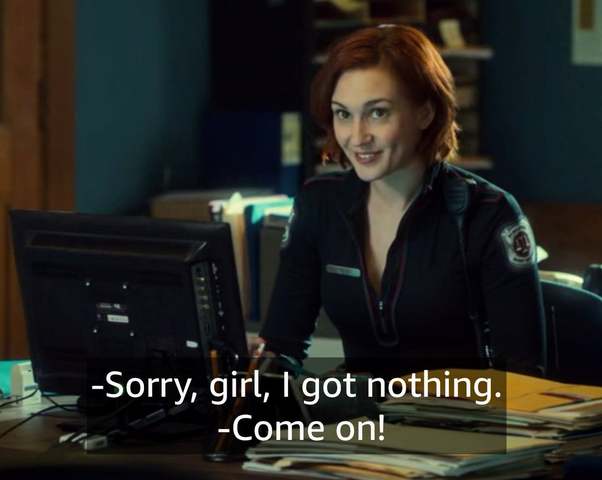 I don't know why I love Nicole's "Sorry girl I got nothing" line so much.But I really really do.  It's something of the tone, or feeling, for their evolving professional and personal relationship.Not to say that Wynonna desperate for work is cute af  #FightForWynonna