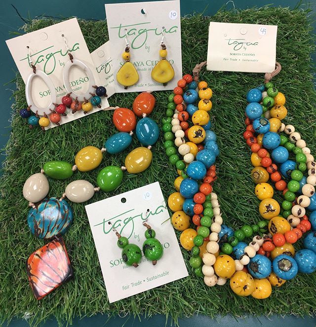 Lots of new jewelry from Tagua.  Colorful and bold statement pieces.  Perfect for summer!  #deeslouisville #taguajewelry #dees#womensaccessories #statementjewelry #buylocal bit.ly/2WNlwt4