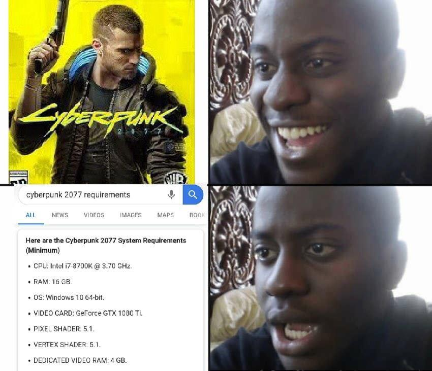 cyberpunk 2077 specs cyberpunk 2077 specs
