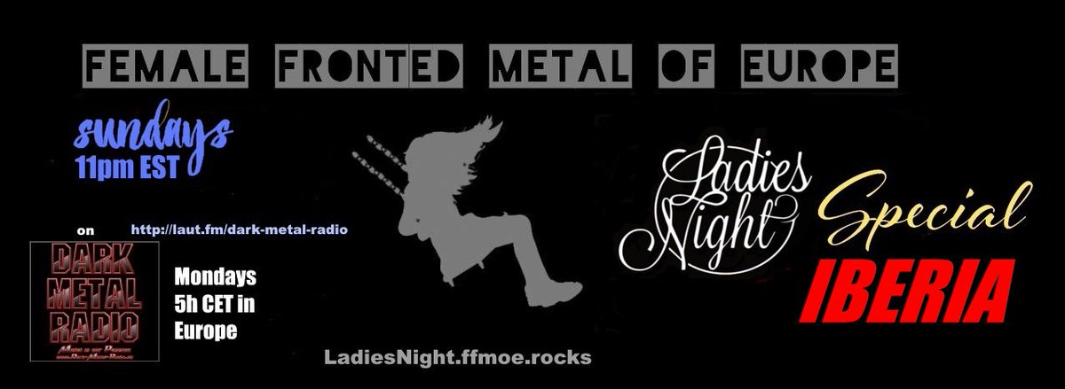 BeNeF666's tweet photo. New on @DarkMetalRadio : FFMoE LadiesNight IBERIA: every Sunday 11pm EST / Monday 5h CET on air. Tune in here: https://t.co/uF30ufVmbG
Visit FFMoE LadiesNight on fb here: https://t.co/kWcVc08ph2 https://t.co/RROC6zFKL0