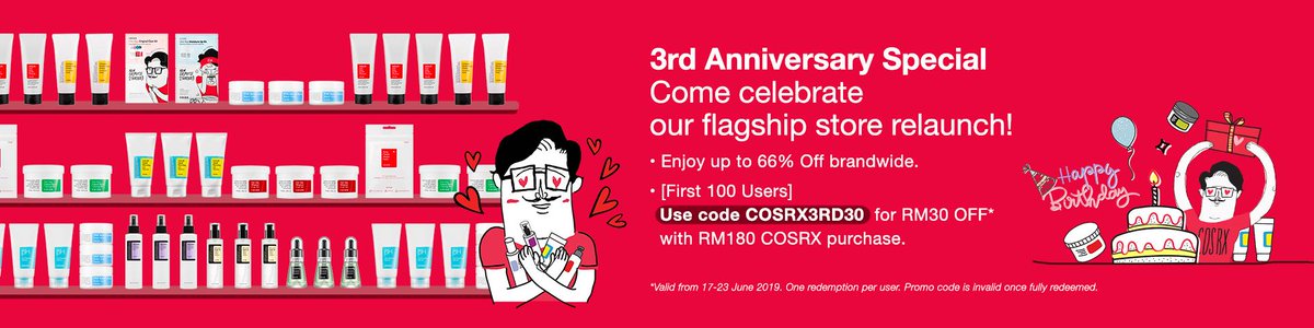 collectoffersmy's tweet photo. #COSRX OFFICIAL FLAGSHIP STORE
HERMO adalah peruncit dalam talian yang sah untuk COSRX
Kosmetik + Rx (Preskripsi) = COSRX
https://t.co/V8fymVkdc5
#HermoMY #hermo612 #beyondHERevolution #Hermopromocode #hermodiscouncode #hermoMalaysia #CollectoffersMalaysia #beauty #beautytips https://t.co/OnAuOeokGY