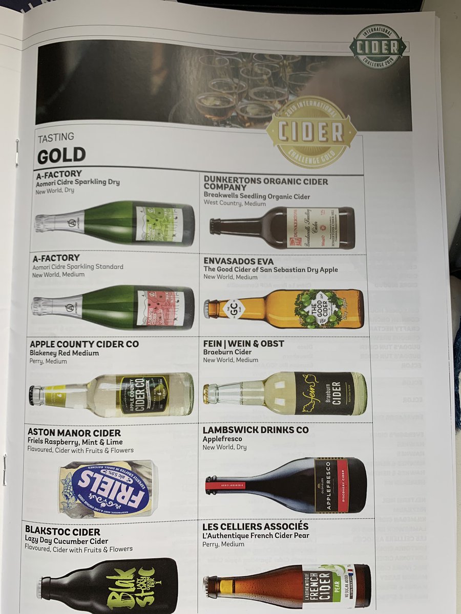 TheGoodCiderUK's tweet photo. Anyone for some award winning 🥇🗣 #cider 🍻🍏 @Dunkertons @oldfieldscider @astonmanorcider @BlakStoc @cidre_in_aomori @apple_countyco @theciderologist @Copsehousecider @_TheStable #MondayMotivation #MondayMorning https://t.co/PQ5y7B2Hwd