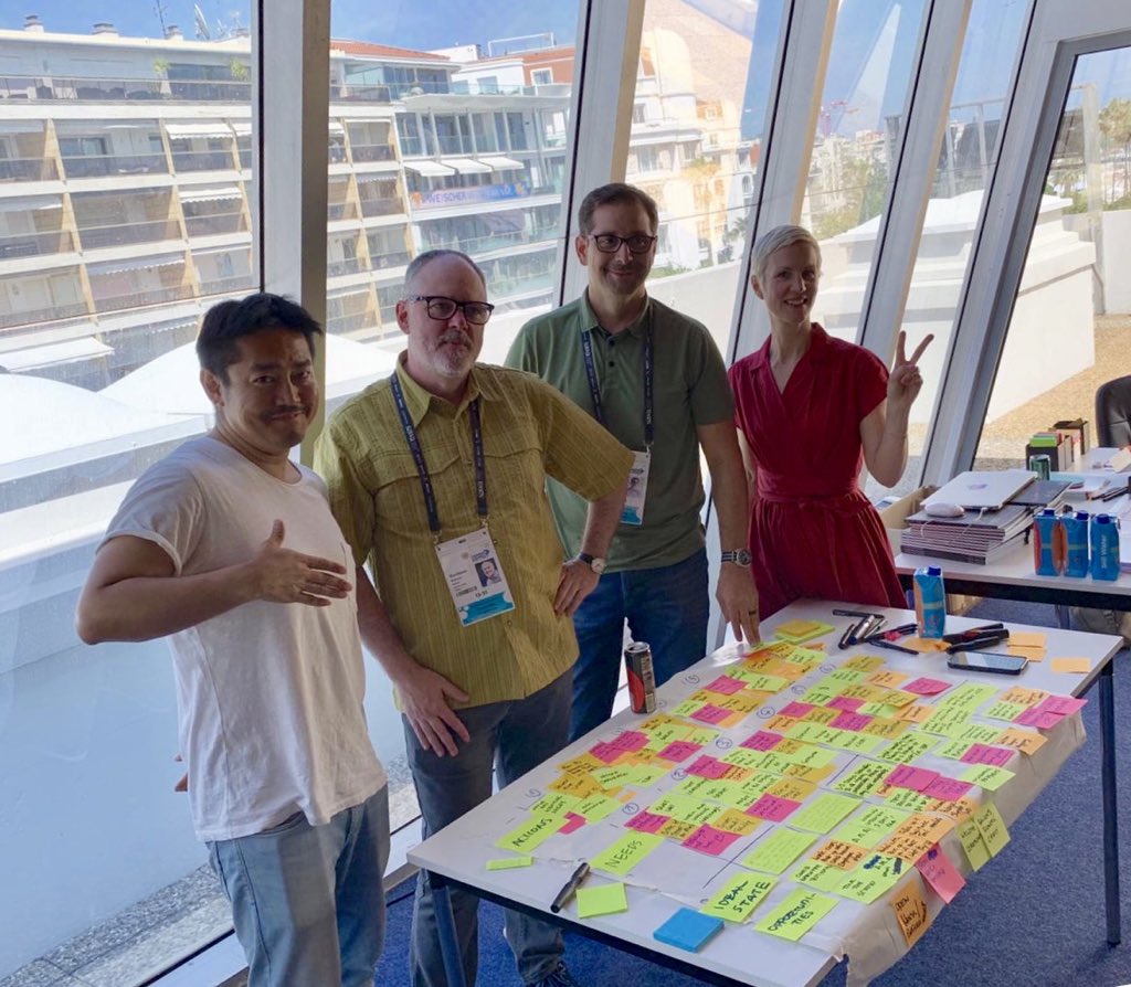 dbajec's tweet image. Spent the day with the @IBM_iX working through the creative employee journey with @BerlinSchool as a part @Cannes_Lions. #IBMiX #CannesLions2019  #berlinschool  #cclp
