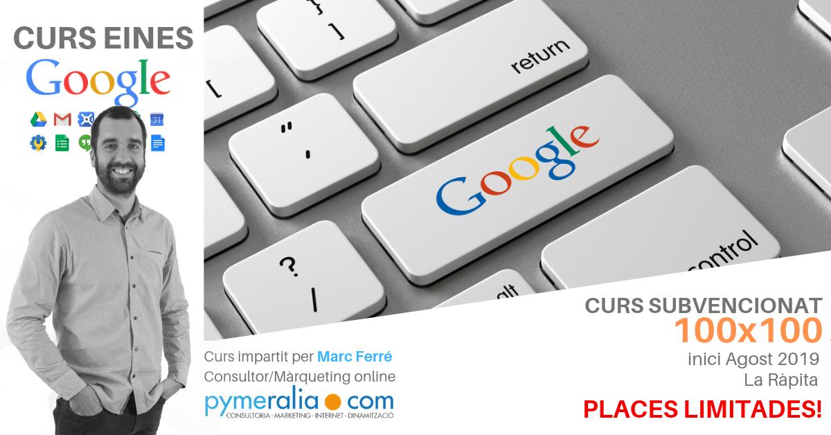 pymeraliaonline's tweet photo. 📢Nou curs Eines Google! Vols aprendre a utilitzar les eines i recursos gratuïts que ens ofereix Google?👩🏻‍💻🚀 Curs 100x100 Subvencionat; data d'inici Agost; lloc; La Ràpita. 5 places disponibles!🏃‍🏃⏰
 👉https://t.co/rfGtRW34qo
#gmail #excel #googleforms #drive #calendar https://t.co/pRRgOUikOy