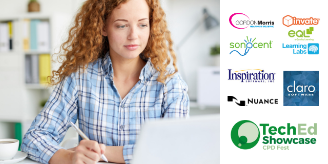 TechEdology's tweet photo. There's still time to register for our #CPDFest - 6 live #AT #webinars by @ClaroSoftware @sonocent @EQLearning1 @NuanceUK @InspirationSW @GordonMorrisLtd
BOOK https://t.co/31VX49pqXg
INFO https://t.co/cdyKwCOGqB https://t.co/FNzrHVJ6Yo