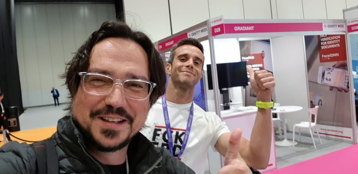 Gradiant's tweet photo. Happy memories of #London! Last week we were at #IdentityWeek2019 showing our #fraud prevention and identity #verification technologies +INFO? Check it out! ⬇ https://t.co/haJihSkZHg See you soon! @IdentityWeek https://t.co/ihyJQNlVdG