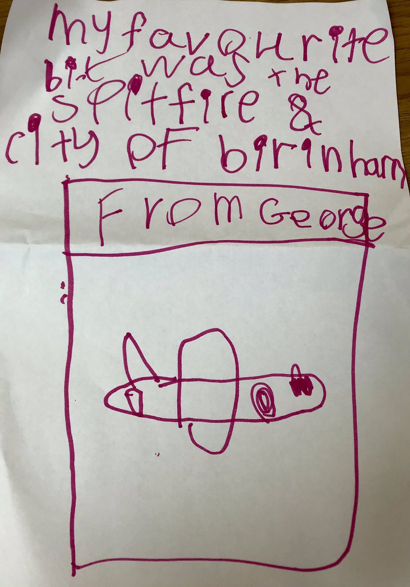 MCurrell42's tweet image. Sometimes a thank you is all you need to bring sunshine to the start of the week! 
I think we all had fun at Think Tank George-thanks for the letter!
@roadeprimarysch @RoadeFORPS @HubRoade