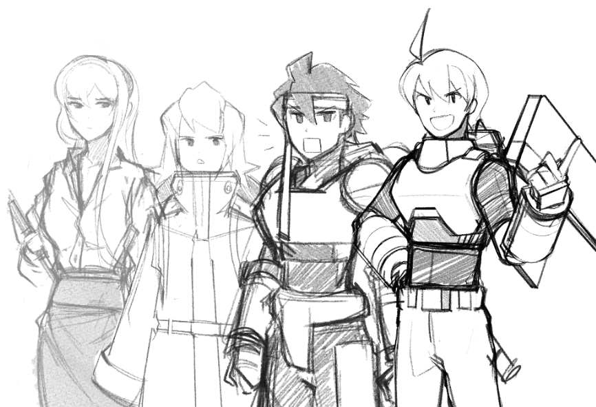 Some WIPs and sketches I'm doing on the side ? 