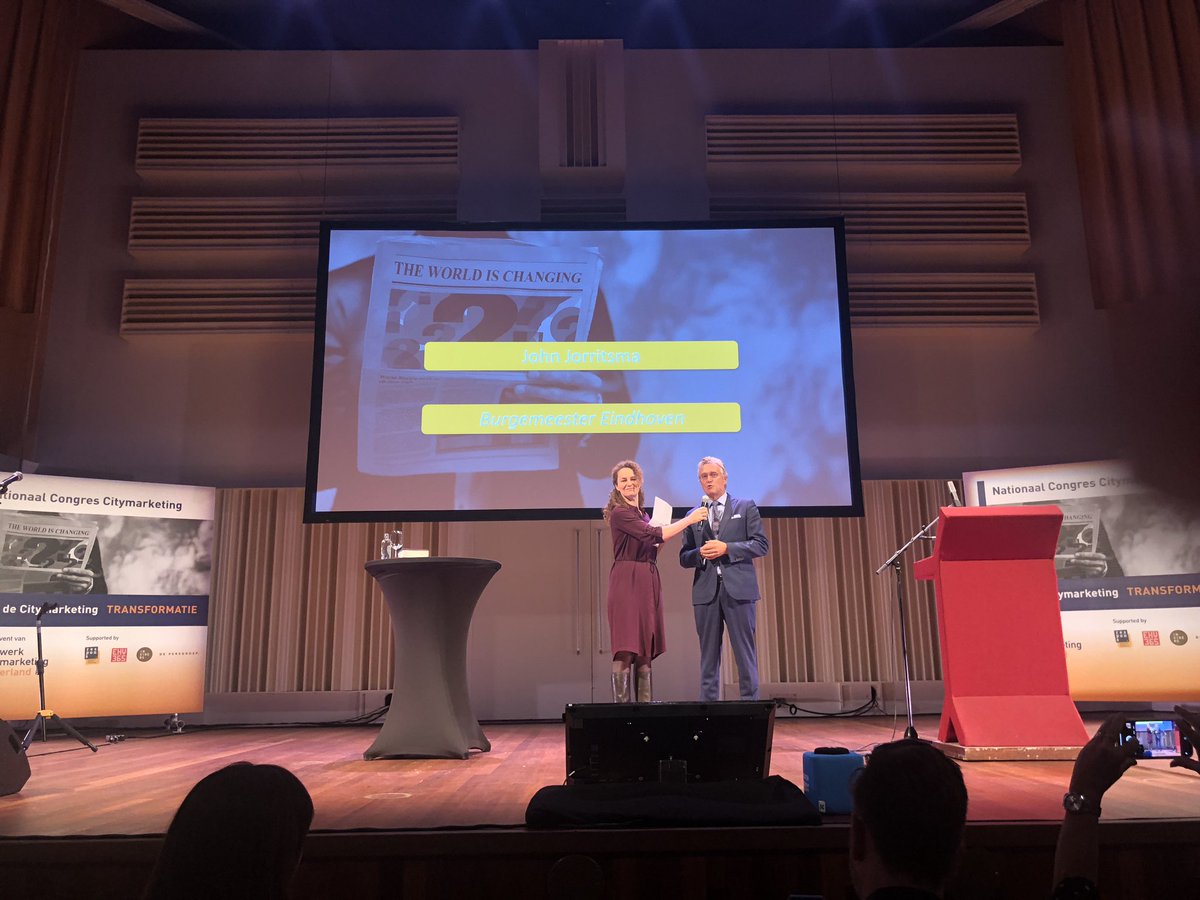 Burgemeester Jorritsma: “citymarketing is dat je constant vasthoudend moet zijn aan de keuzes die je maakt.” #citymarketing #ncnl