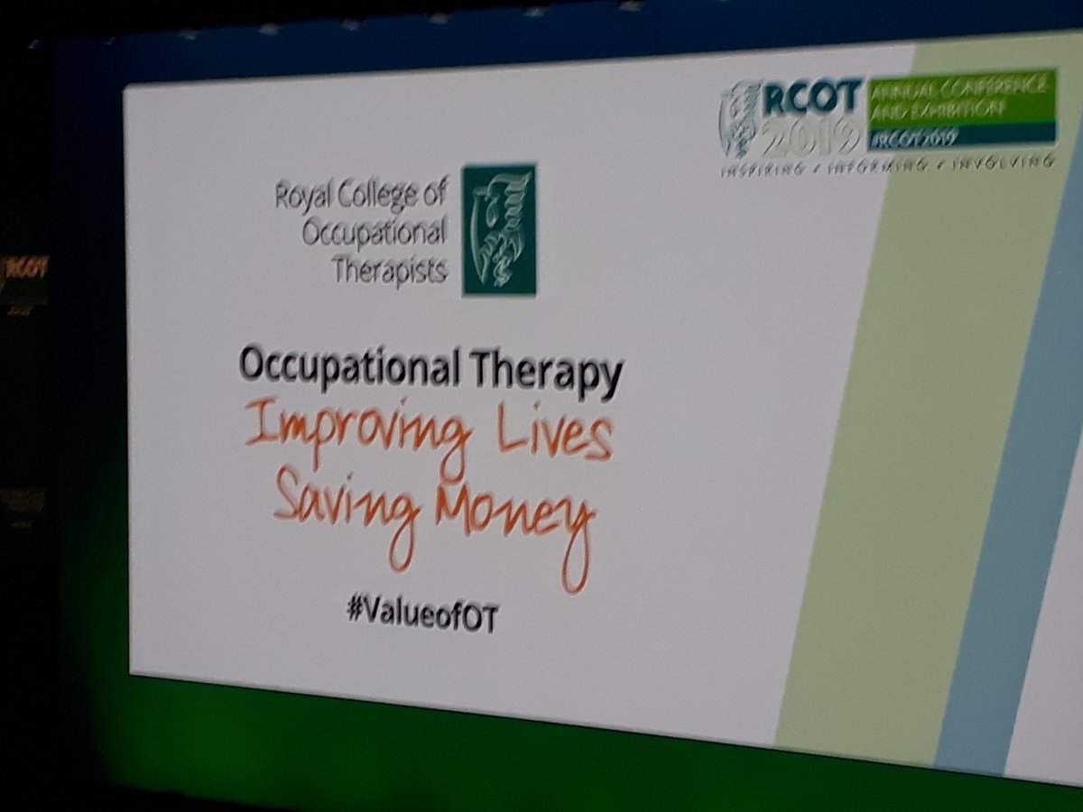 ot_rachael's tweet image. It was good to hear about this again  at #RCOT2019 #ValueOT