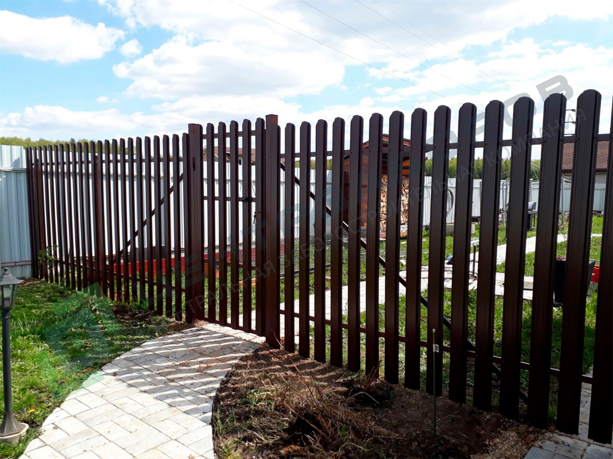 Забор штакетник