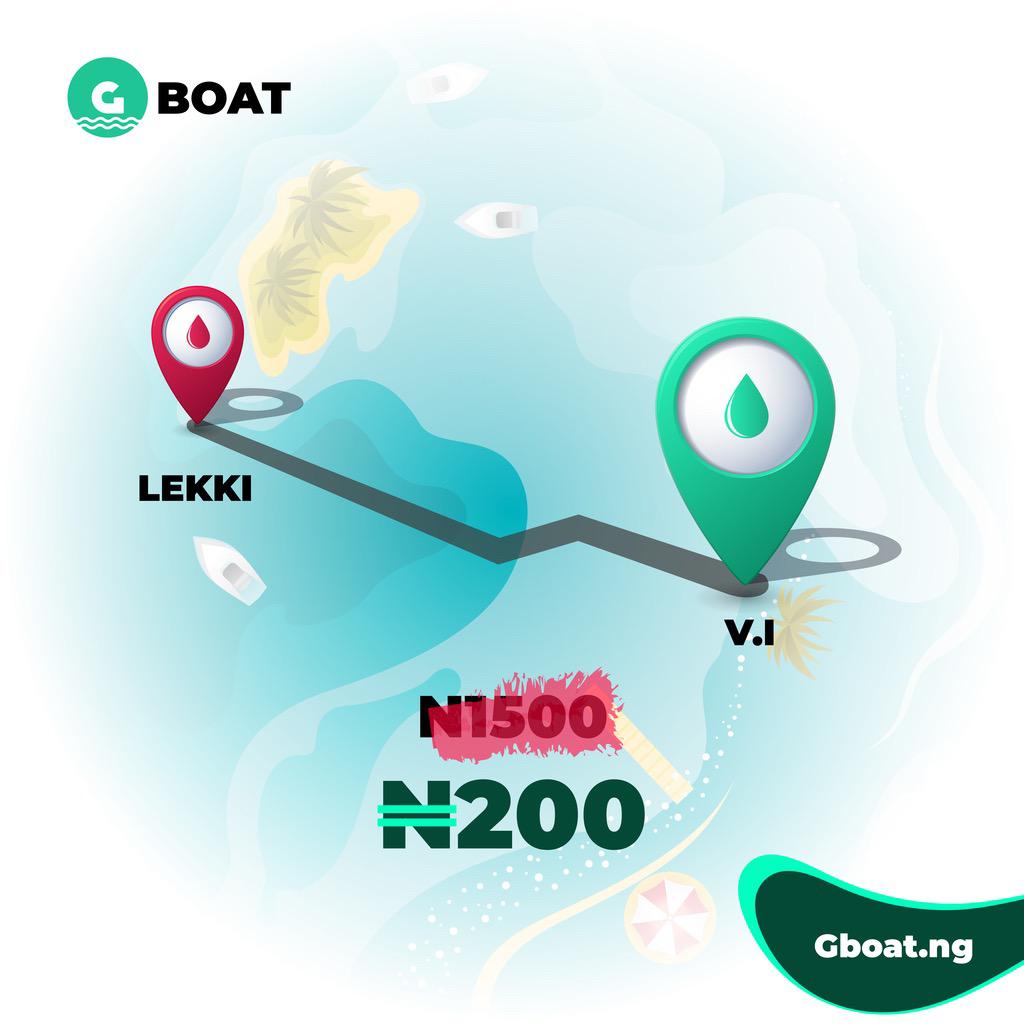 TrafficChiefNG's tweet photo. Get to your destination in 20 mins or less with Gboat. Visit https://t.co/yIZHDFHwRv to make your bookings. Also follow @gboatng for more details. #GBoat https://t.co/jPnzl9PVkH