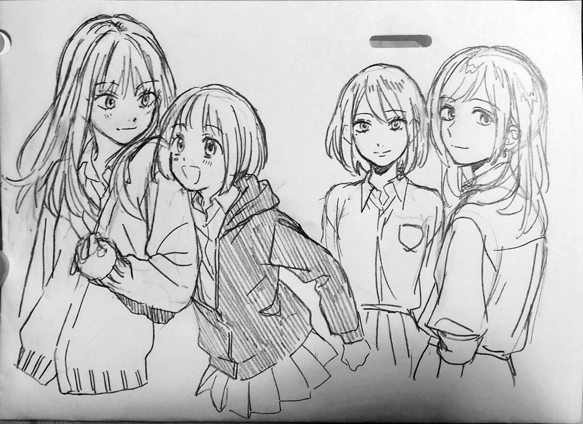 消えちゃった絵再掲します
女子達描くの練習したやつ

ボクラノキセキ 