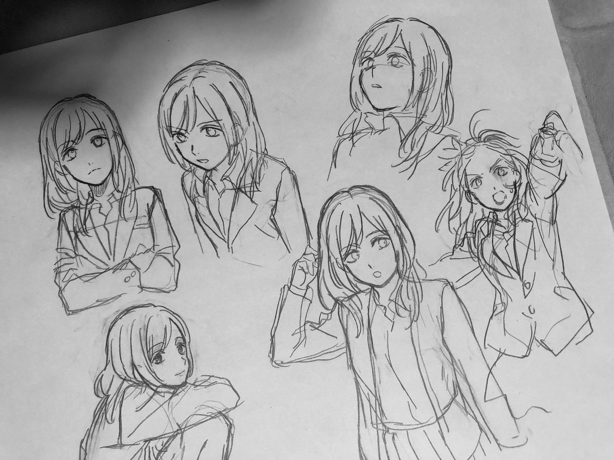 消えちゃった絵再掲します
女子達描くの練習したやつ

ボクラノキセキ 