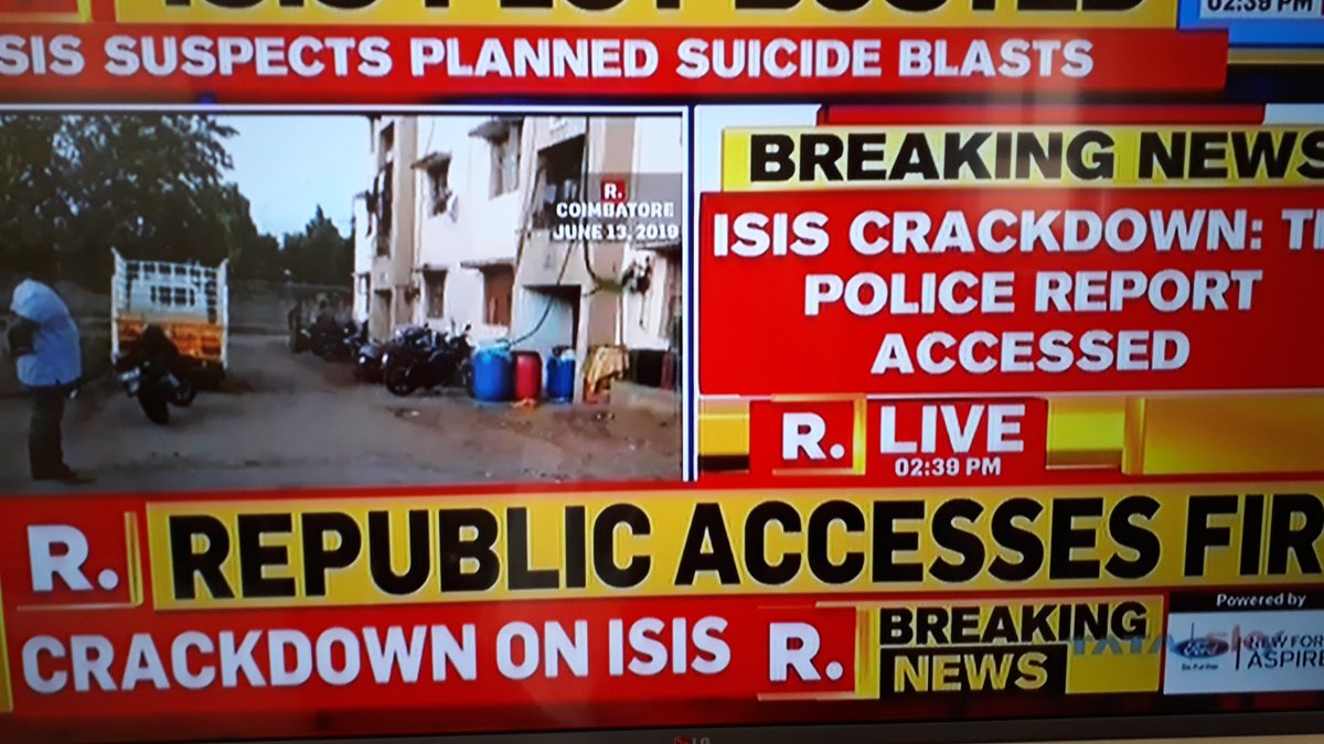 sukanyaiyer2's tweet image. #ISISModule had Hit-List--Crackdown on ISIS

ISIS Suspects Planned Attacks in TN-Md.Azarudeen Detained,Accused Terrorist--TNPolice Report Accessed-Linked to SL Bomber, Were planning Attacks on Temples, Churches:Suspects Praised Lanka Bombers-- Massive Revelations in TN POLICE FIR