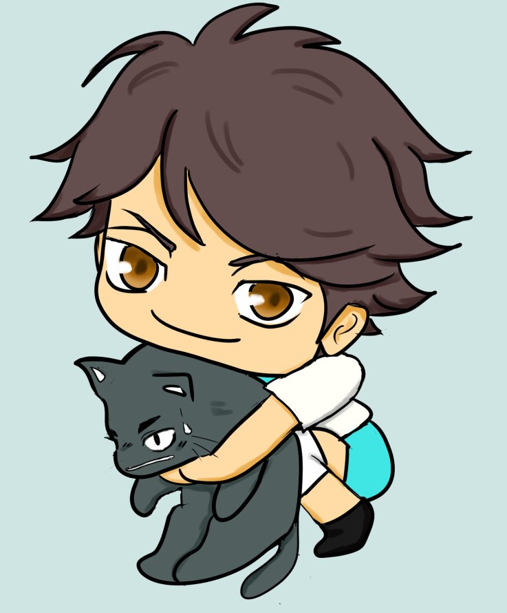 Shion ハイキュー 及川徹 岩泉一 ちびキャラ T Co Xscwyk8b0a