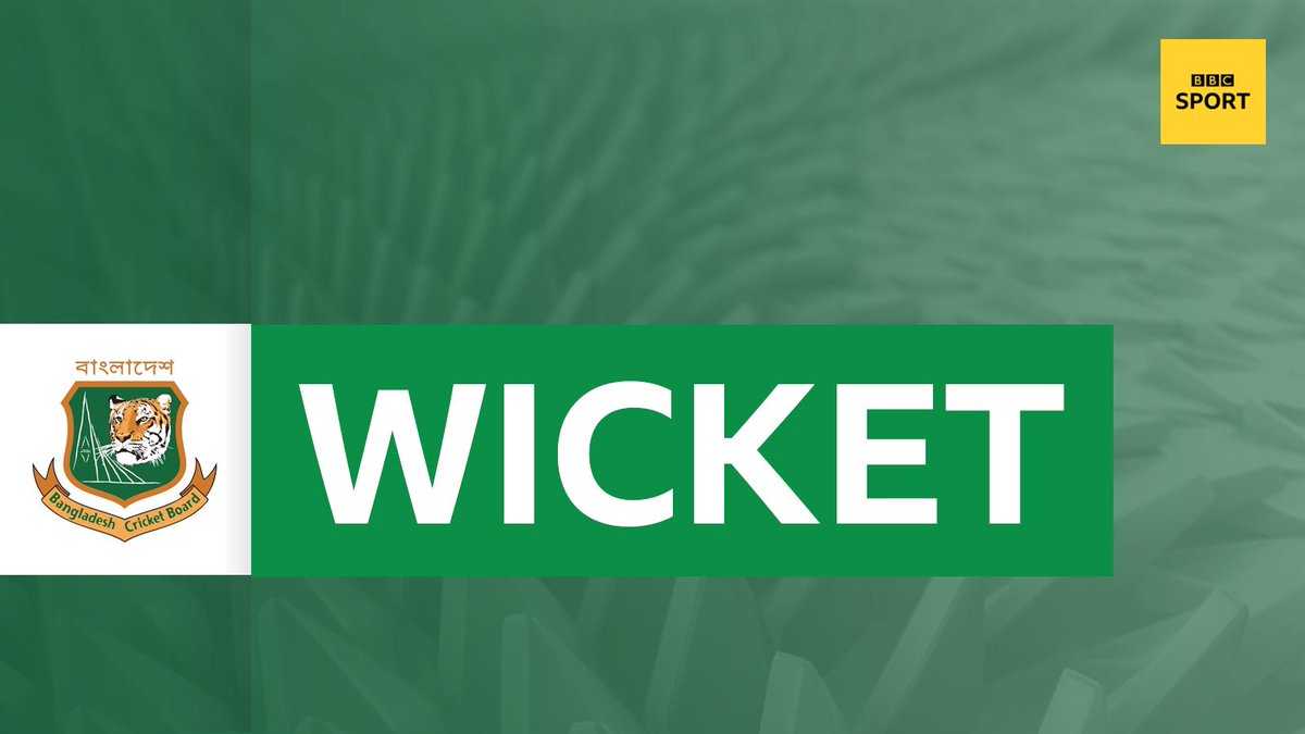 WICKET! Saifuddin with a big wicket - Chris Gayle caught behind for 0! West Indies 6-1 in the fourth over. 👉 bbc.in/2F5jDCd #CWC19 #WIvBAN #bbccricket