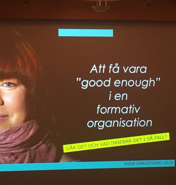 AnnaSWillems's tweet photo. #afkVarberg19 -Så mycket viktigt och klokt som sägs att jag inte hinner anteckna! https://t.co/RcG1G60KF1