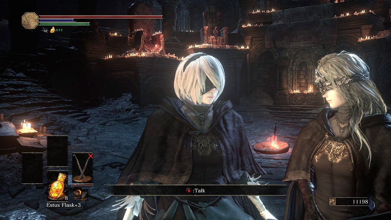 تويتر みかづきあきら على تويتر Steamでダークソウルシリーズがセール中 2bのmod入れたかったのでps4でさんざん遊んだ3を買ってみた 結構クオリティのいいmodですげー楽しい でも日本語で遊べないのが悲しい 上半身の装備だけ無理やり替えれそうなので違和感あり