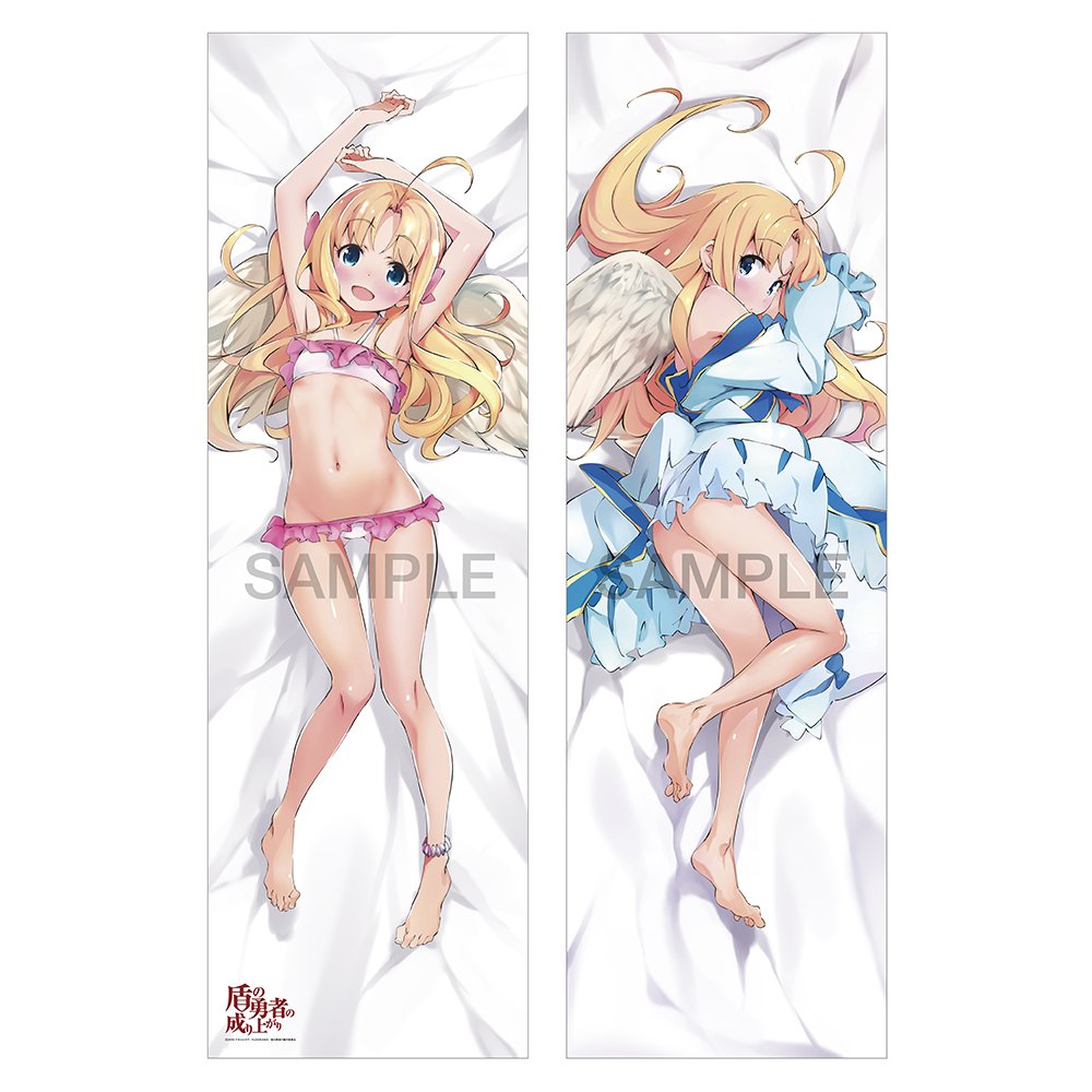 Filo y Raphtalia de Tate no Yuusha no Nariagari estrenan una dakimakura