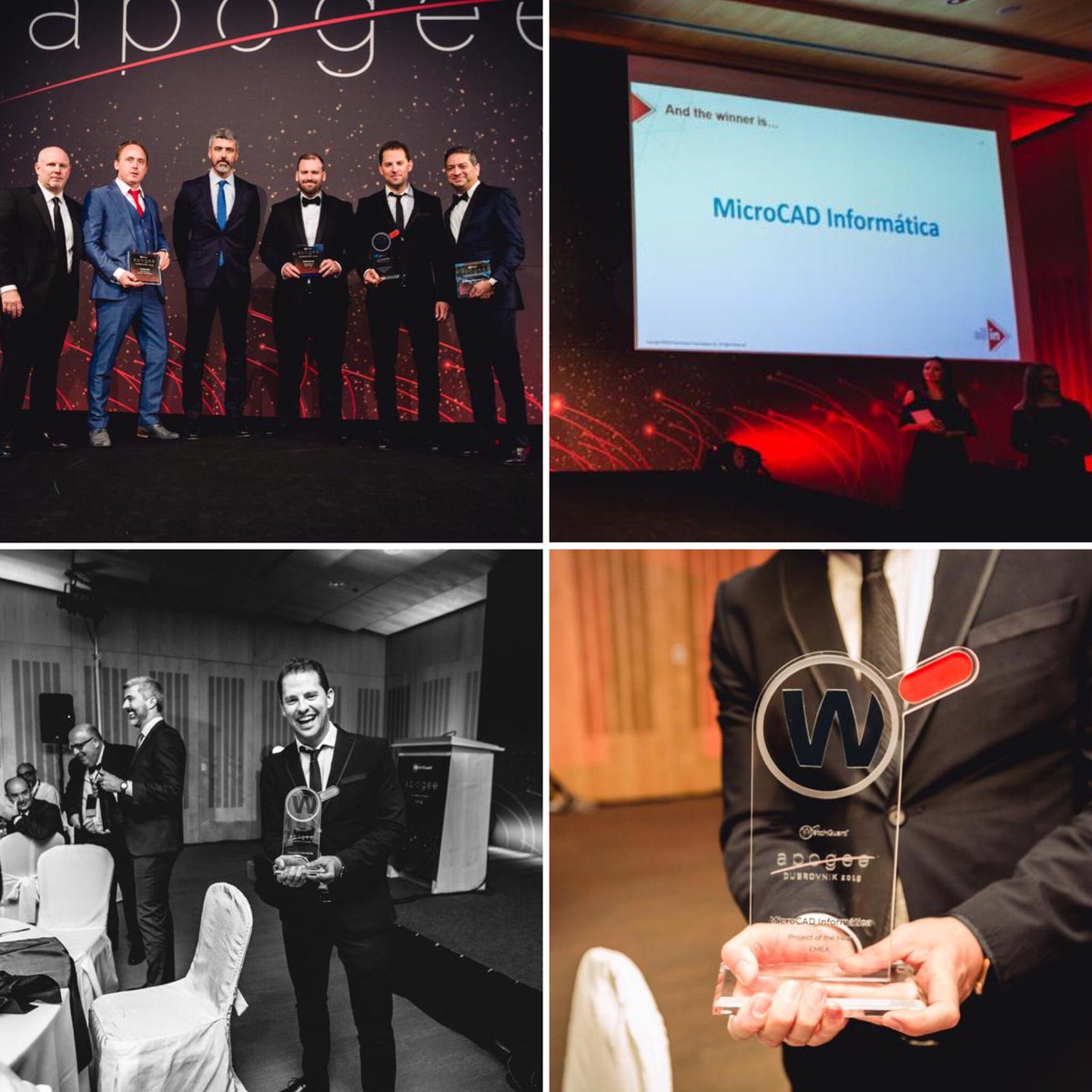 MicroCAD_ES's tweet image. MicroCAD Informática ha sido galardonada por WatchGuard con el premio “EMEA Project of the Year” en su evento anual de partners celebrado en Dubrovnik. Orgullosos de recibir nuestro primer reconocimiento internacional linkedin.com/feed/update/ur…