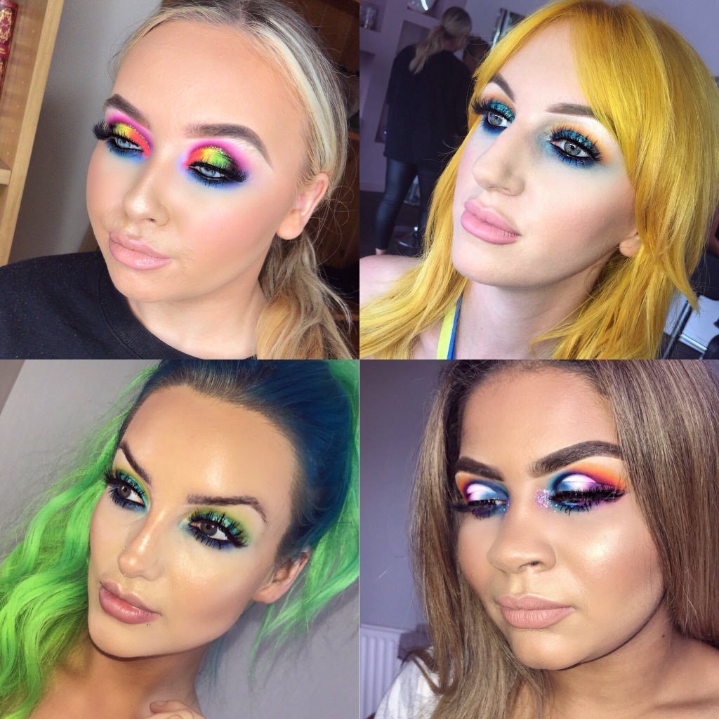 Out here doing it for the working MUA’s 💄🌈✨ spreading the love of colour through out and slaying my clients with my fave Celebrity Skin 💄 #JeffreeeStarPRList <a href="/JeffreeStar/">Jeffree Star</a> 😍