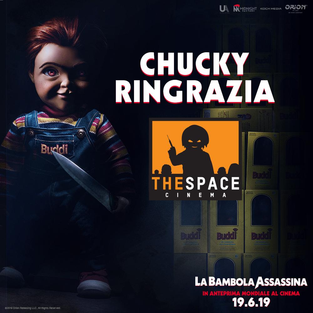 00factory's tweet photo. Si vede proprio che @TheSpaceCinema non vede l'ora che esca #LaBambolaAssassina! 😍
E ha anche organizzato una maratona: https://t.co/bwK4rFZXI3
Acquista il biglietto e riceverai la locandina creata e firmata da #RobertoRecchioni che potrai incontrare al #TheSpaceCinemaModerno! https://t.co/nG8zOq3xco