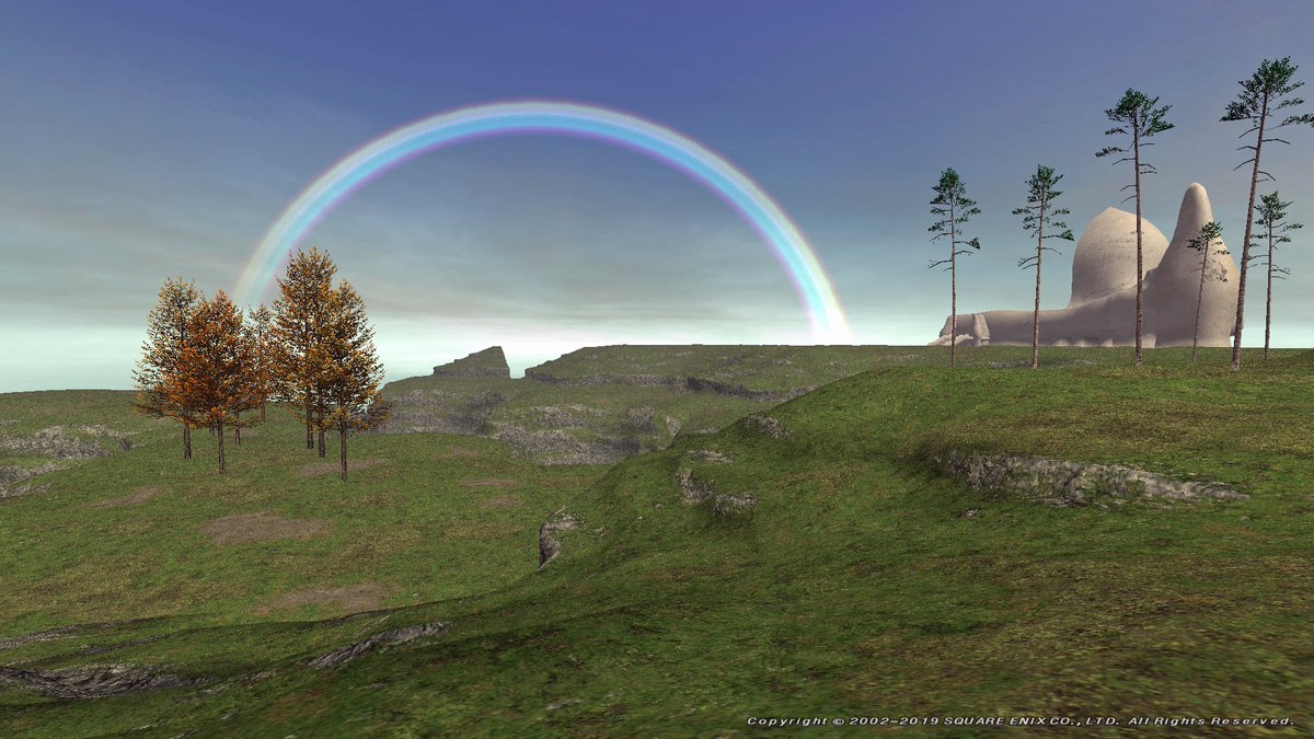 Tatusawa V Twitter 是非是非ー と言いたいのですが 雨上がりの晴れた空って中々ならないので たまに晴れるミザレオ海岸のエデレーネ瀑布 ル オンの庭の昼の12 00前後 ヴァナ時間 にかかる があります