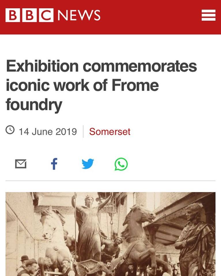 Great to see some of the images form "Casting The World" on the #BBC website. Join us at 5pm on 28th June for the launch of this amazing exhibition <a href="/RookLaneFrome/">Rook Lane</a> #Frome #Somerset #HeritageLottery bbc.co.uk/news/uk-englan…