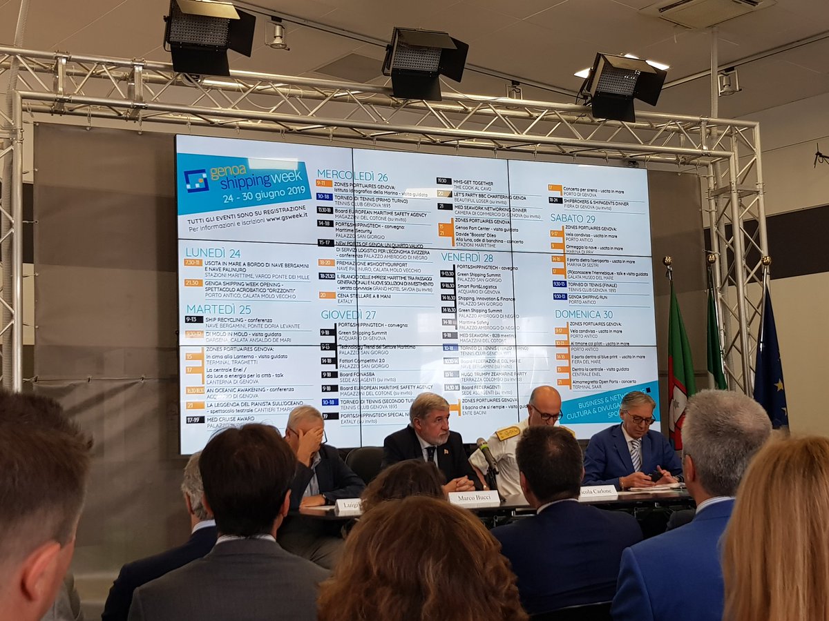 Durante la #ShippingWeek appuntamenti #MedSeaWork 27 e 28 giugno. Guarda il calendario su gsweek.it !