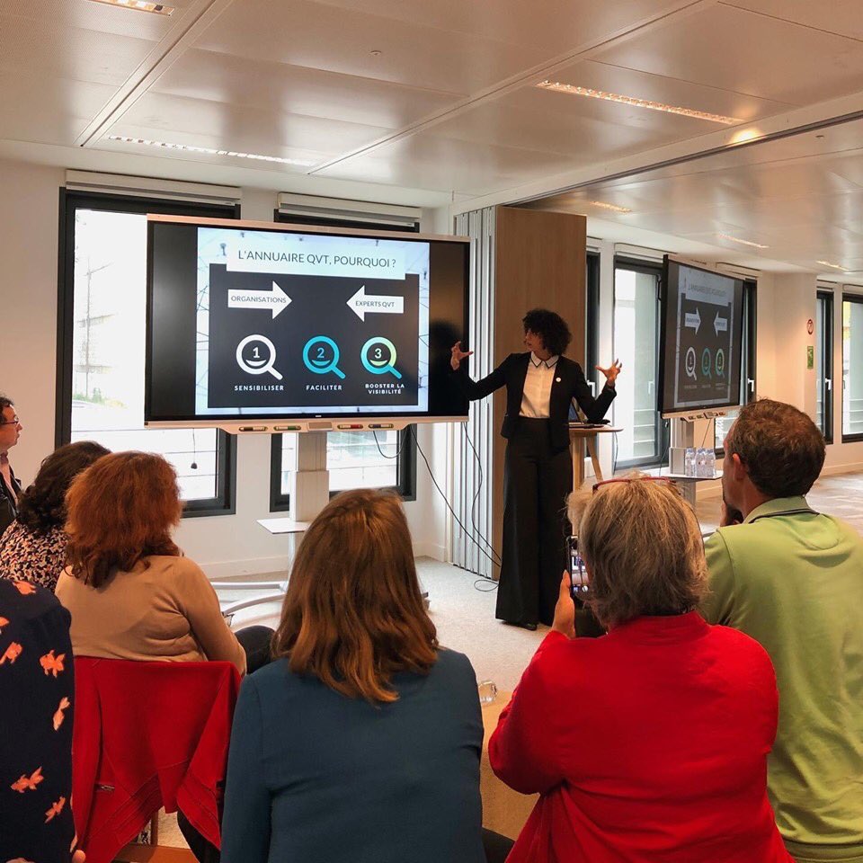 AnnuaireQvt's tweet image. 🎊 Quelle soirée de lancement officiel !
Merci à vous qui avez fait de cette soirée, un moment inoubliable !

#qvt
 #annuaireqvt #bienetreautravail #santeautravail #ressourceshumaines 
#b2b #lyon #startup #rh #silex #braingym 
#cohesion #experience #innovation #lancement