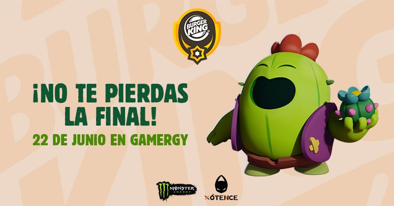 burgerking_es's tweet photo. ¡Brawler! Que no queda nada para la final del Torneo #BurgerKingBrawlStars 🤩 Si no quieres perdértela, haz RT🔁 ¡y te avisamos cuando vaya a empezar!
Más fácil que desbloquear a Nita 😜 https://t.co/s3YkRd3rCm