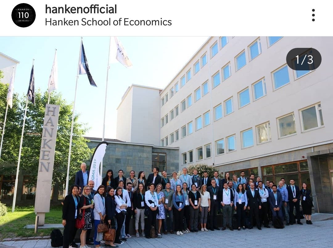 X 上的Hanken School of Economics：「Can't get enough of #EurOMA2019 ? No  worries. We've got updates for you on Instagram as well.  https://t.co/53kglUNiXX」 / X