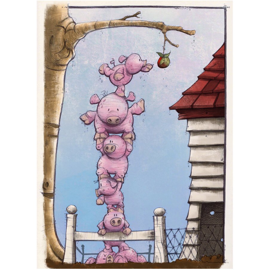 It’s all about #teamwork !
#piggy #Piggycollections #teamworkmakesthedreamwork #illustrations #illustrationart #Illustrator #childrensbook #childrensillustration #ChildrensBooks #kidlitart #kidsbooks #PictureBooks #PictureOfTheDay #picturebook #piggies #biro #MondayMorning