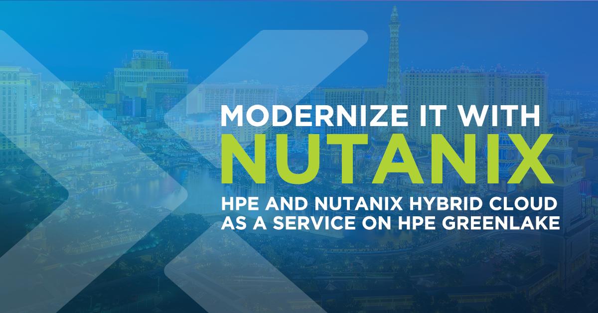 Nutanix Inc. on Twitter "Going to HPEDiscover in Las Vegas June 1820