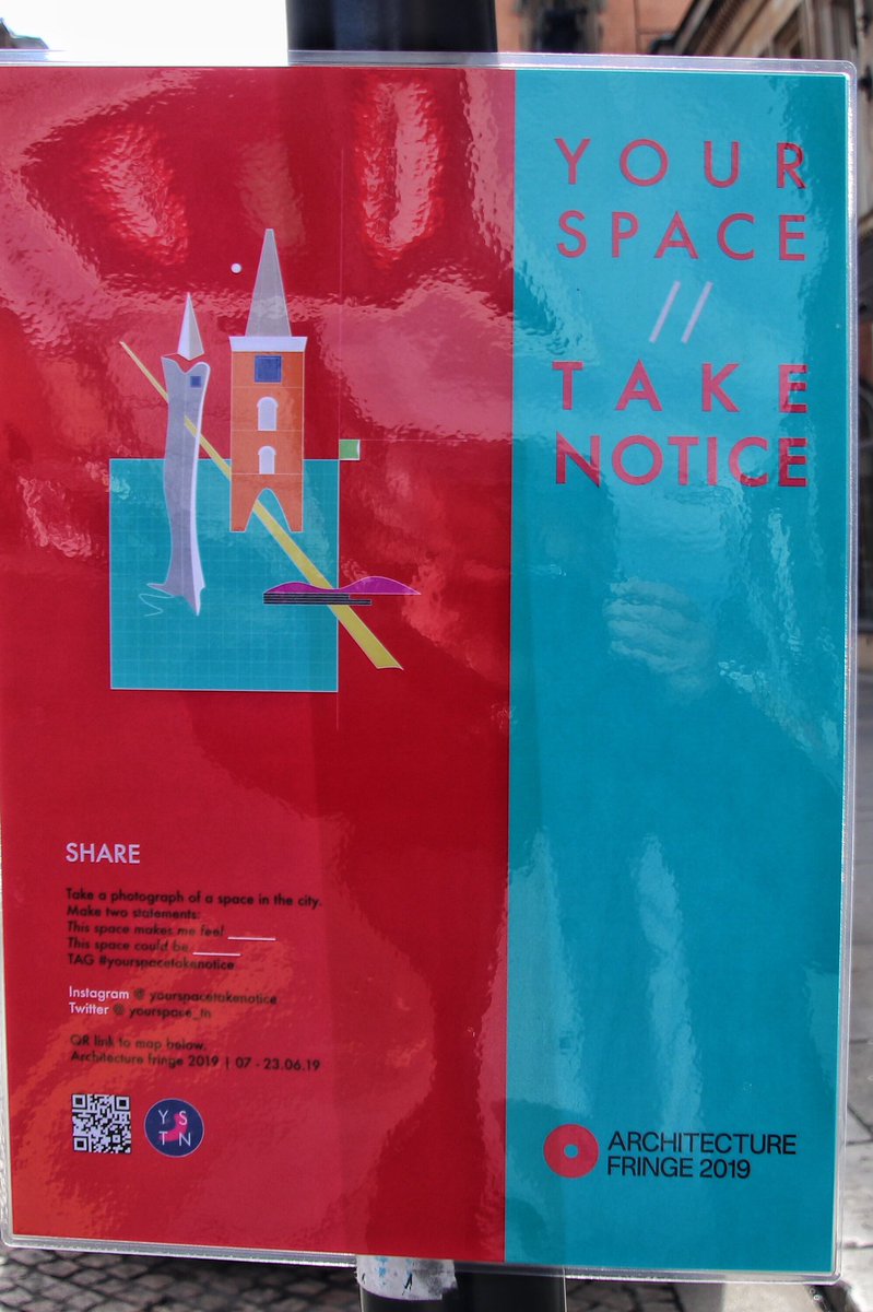 Naburn2's tweet photo. Keep a look out for the @yourspace_tn posters in Glasgow for @ArchiFringe Take a photo &amp; finish the two statements tag #yourspacetakenotice and get your photo added to the interactive map 

@Glasgow_Live @TheEveningTimes @peoplemakeGLA https://t.co/KifSeIz3he
