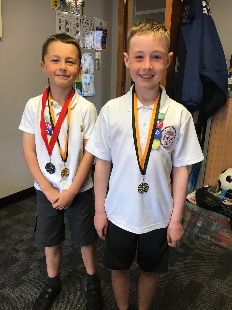 More football achievements in P2D for M and O. Playing in a 5 a- side festival at East Fife Stadium yesterday. Super happy footballers🏅⚽️🏅M also has a karate 🥋 medal too!! Great job boys ⭐️⭐️<a href="/Kirkcaldywestps/">Kirkcaldy West PS and ELC</a>