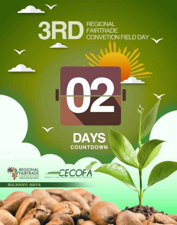 <a href="/cecofaug/">Central Coffee Farmers Association</a> is ready and we are counting down... looking forward to hosting you <a href="/CoffeeUganda/">MAAIF_Coffee Production & Development Dept</a> @NUCAFE95 <a href="/FairtradeAfrica/">Fairtrade Africa</a> <a href="/ButondeC/">Butonde Coffee</a> <a href="/ABITRUST/">ABITRUST</a> <a href="/abifinance/">Abi</a> <a href="/AfricaCoffeeACA/">Africa Coffee Academy</a> @pearlc_apital. See you there 19/06/2019