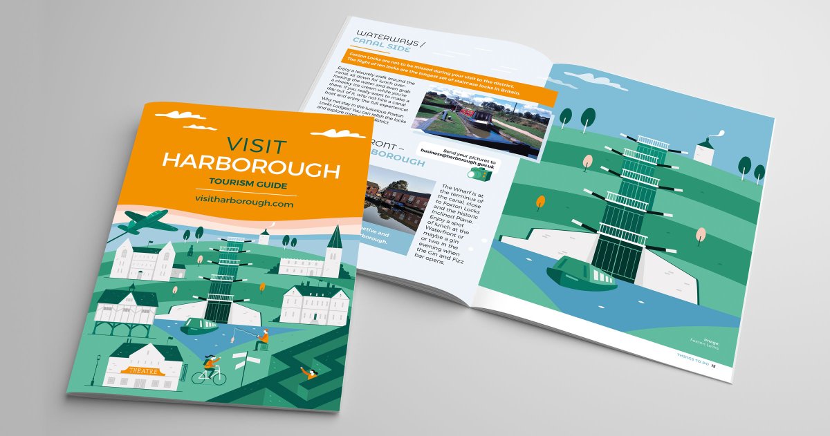 LittleGemCreate's tweet image. Little Gem Creative was invited to the launch of the new @HarboroughDC tourism campaign Visit Harborough @HarboroughVisit, at the nearby and very impressive @NevillHoltOpera. A new website, and a Tourism Guide (designed by LGC), were presented at the event.